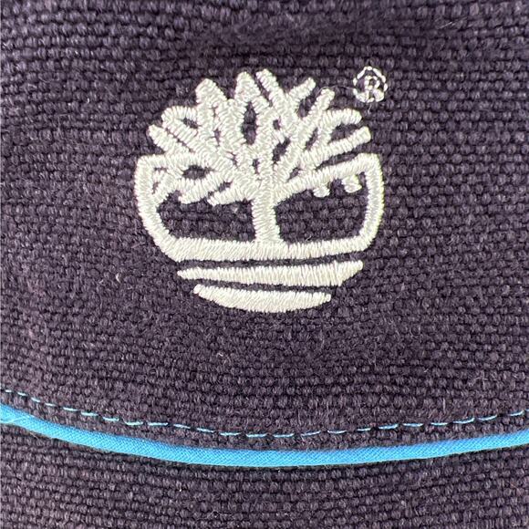 Timberland bucket hat blue linen blend 2000s era - Picture 2 of 7